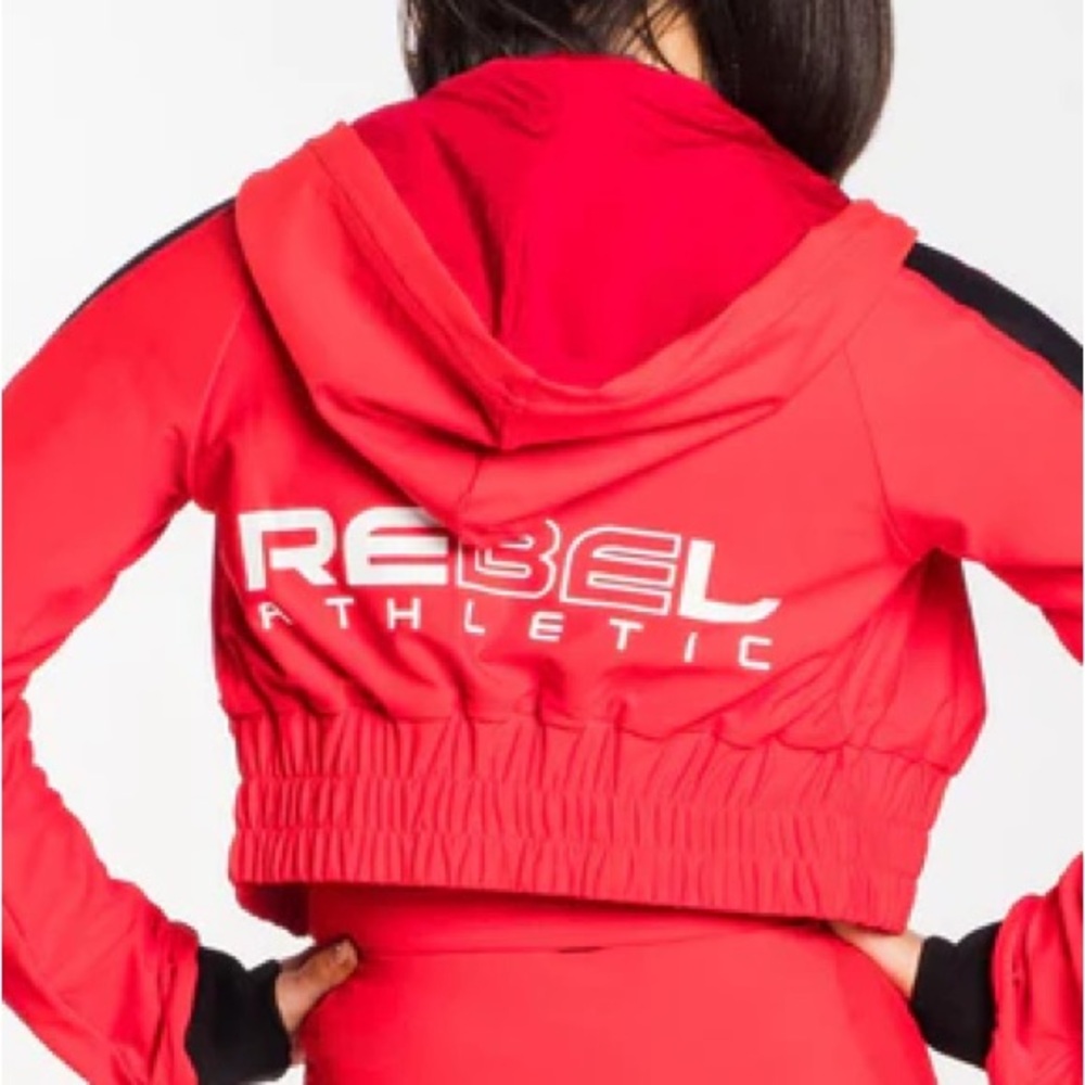 Rebel Athletic Red and Black Jacket